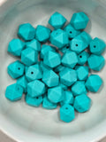 Hexagon Silicone Beads