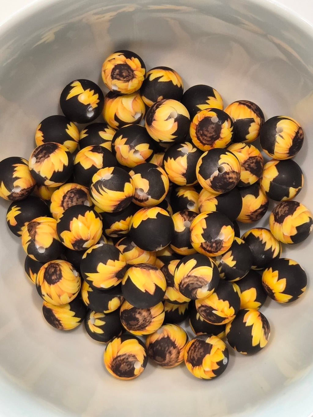 15mm Printed Beads