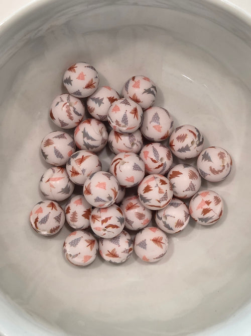 15mm Printed Beads