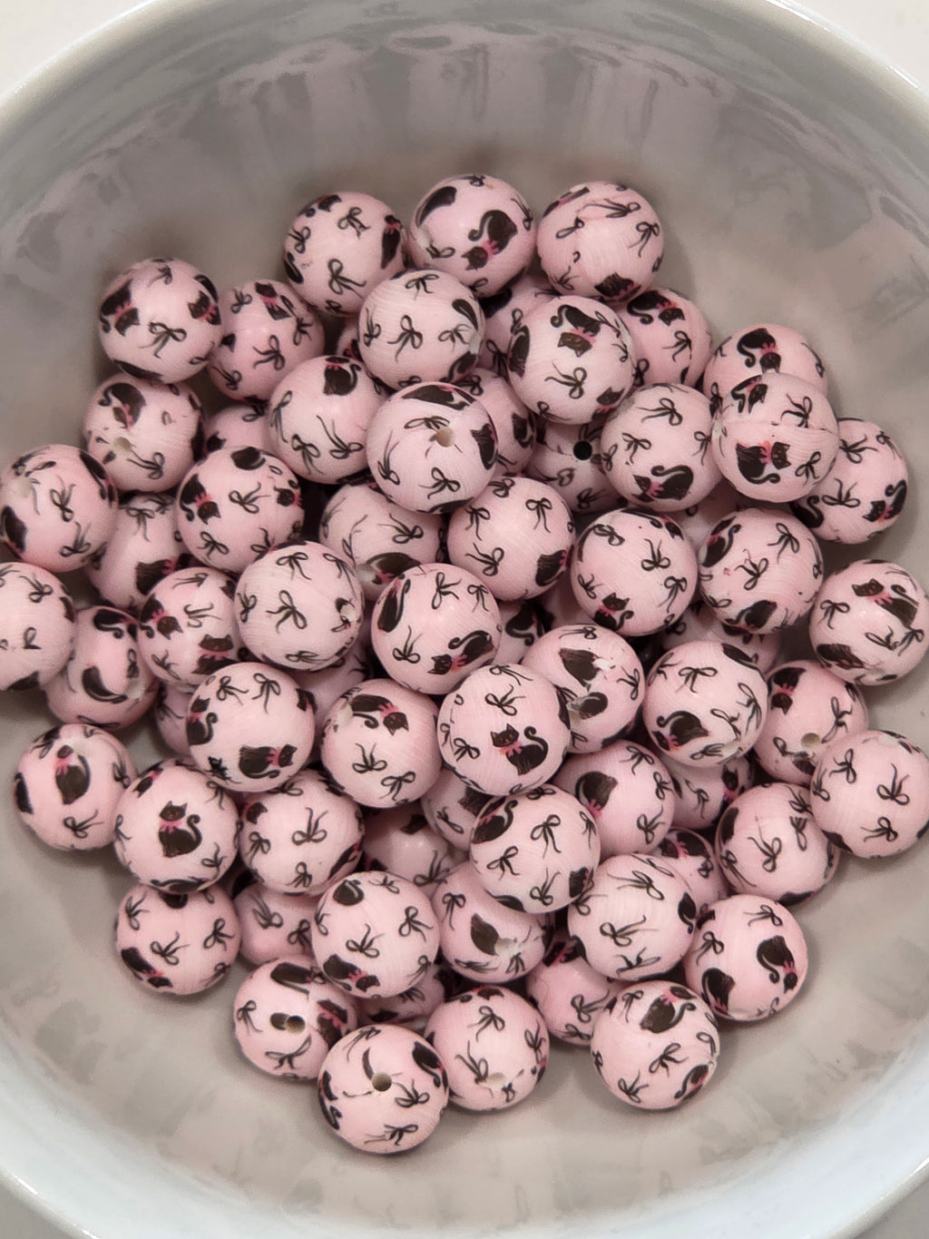 15mm Printed Beads
