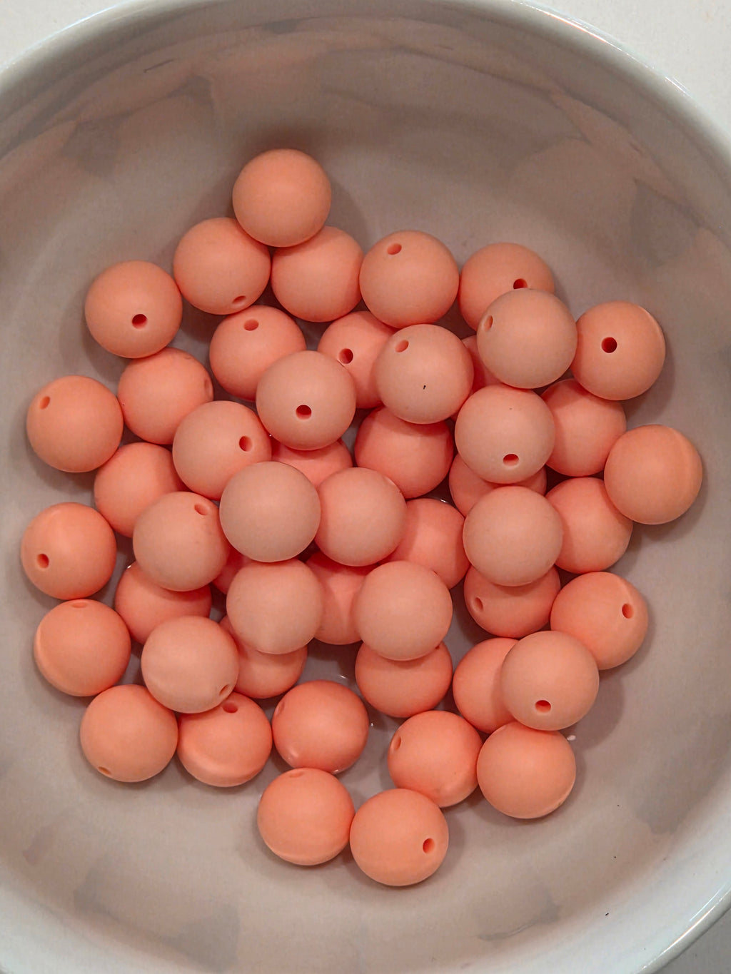 15mm Silicone Beads