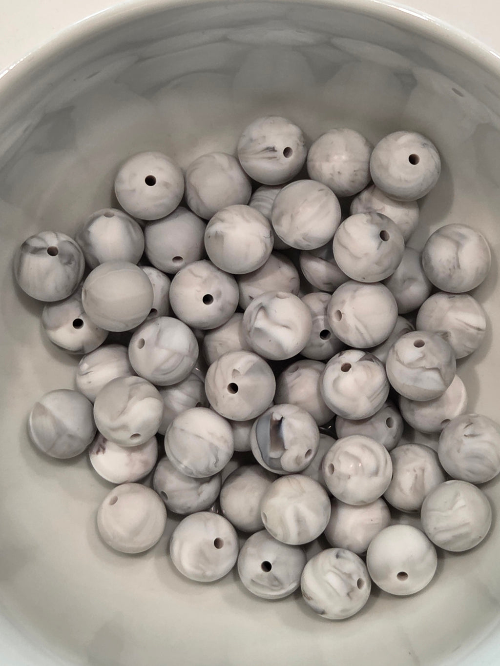 15mm Silicone Beads