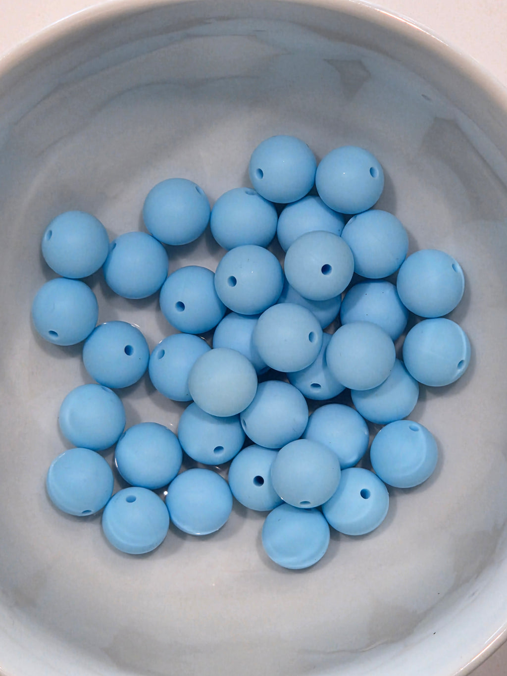 15mm Silicone Beads